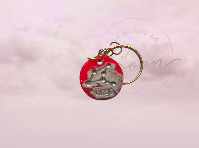 Fond Rouge, Ecriture Argent