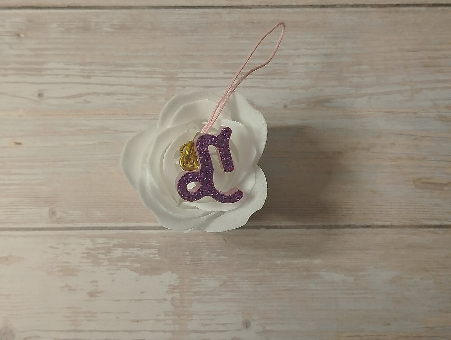 Signe Violet pailleté