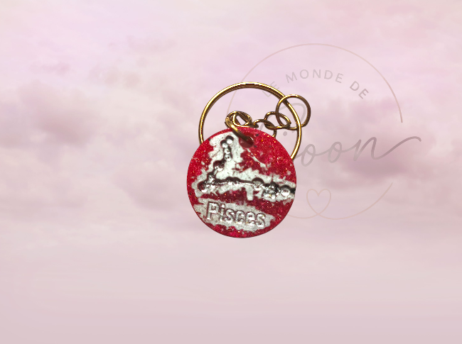 Fond Rouge, Ecriture Argent