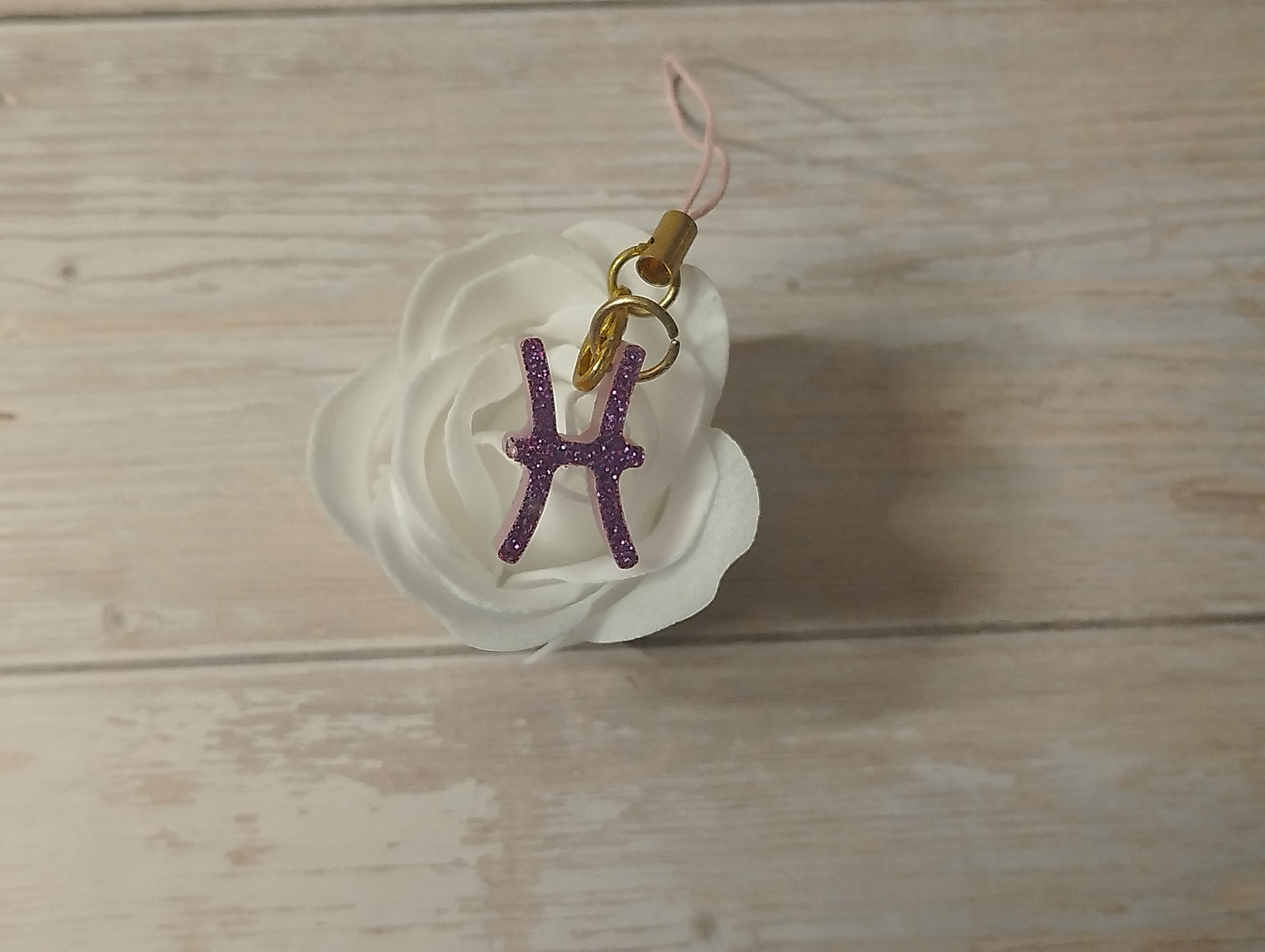 Signe Violet pailleté