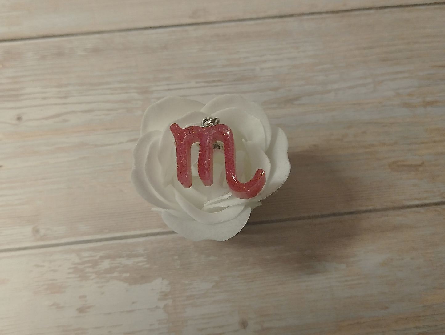 Signe Fuchsia pailleté