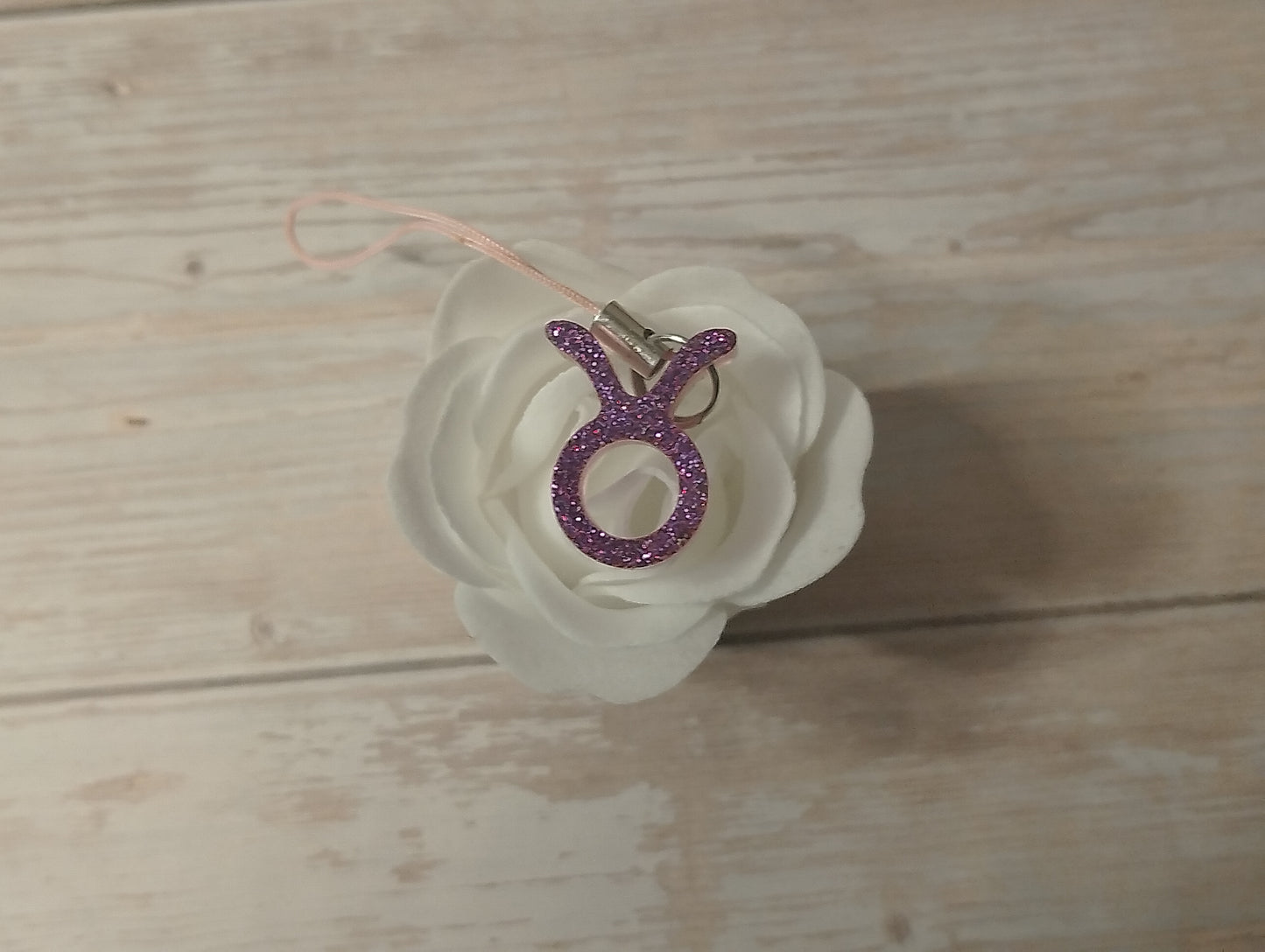 Signe Violet pailleté